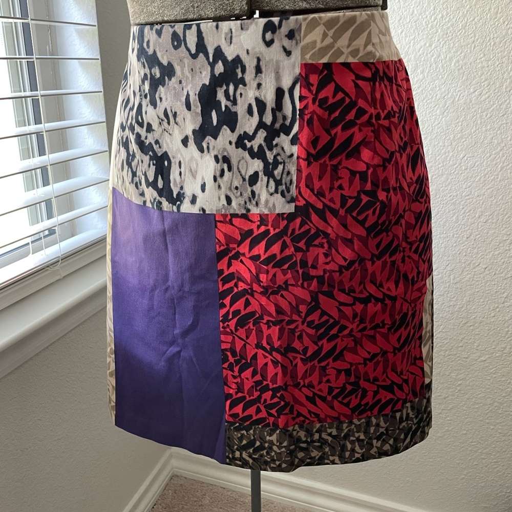 Elie Tahari Patch Pencil Skirt